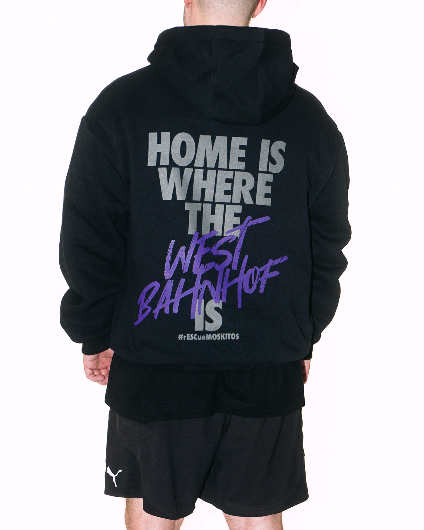 Home is where the West Bahnhof is ➔ Hoody Siebdruck