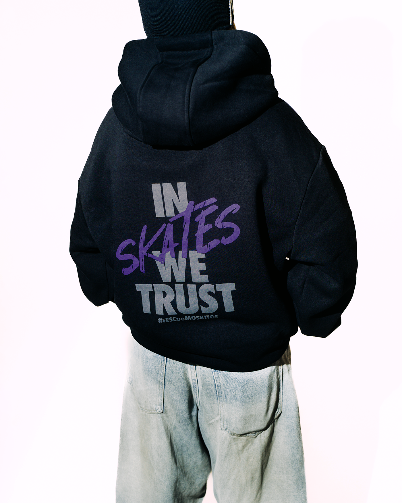 In Skates we trust ➔ Hoody Siebdruck