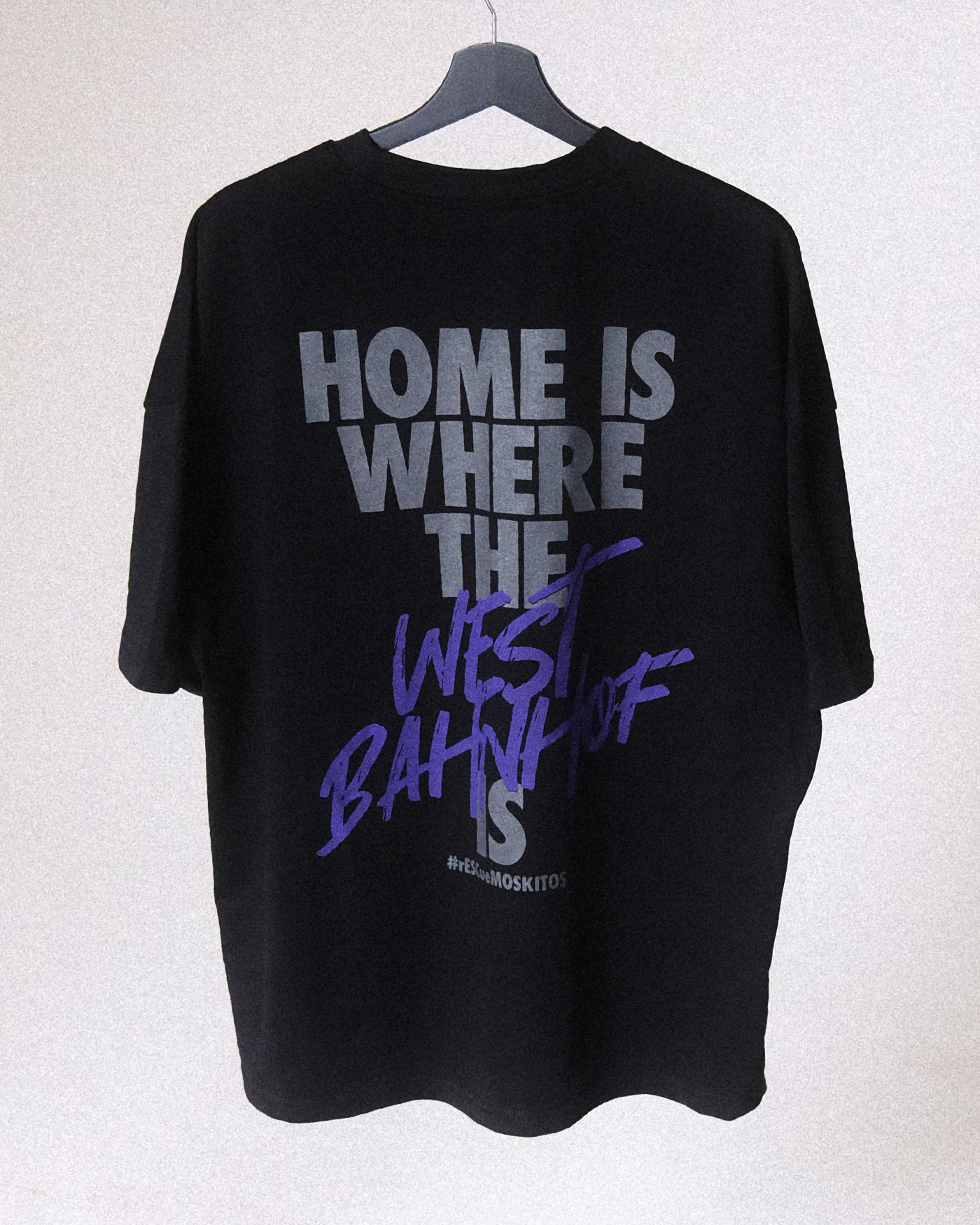 Home is where the West Bahnhof is ➔ T-Shirt Siebdruck